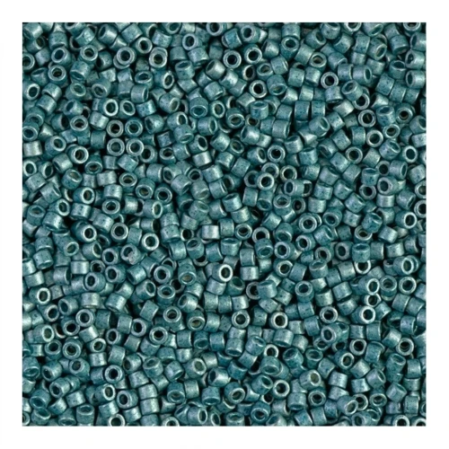 Miyuki Delica Duracoat 11/0 DB1847F - Schiuma marina scura galvanizzata Mat x8g