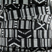 Laccetto etnico 10 mm ero/Bianco x30cm|raw }}