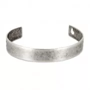 Bracciale 4 fori - Speciale tessitura per creazioni DIY 60 mm argentato antico x1