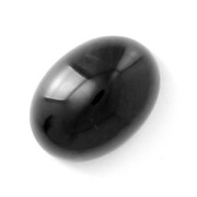 Cabochon ovale 8x6 mm Black Onyx|raw }}