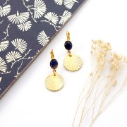 Cabochon ovale 8x6 mm Black Onyx