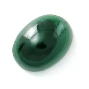 Cabochon ovale 8x6 mm Malachite