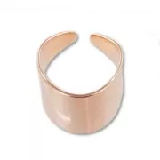 Anello largo 21 mm oro rosa x1