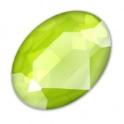Cabochon PureCrystal 4120 ovale mm. 14x10 Crystal Lime x1