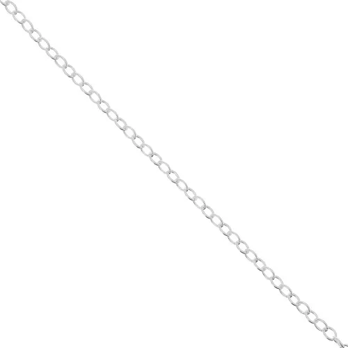 Catena forzatina 2.4x3 mm Argento 925 x 1m