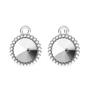 Pendenteboule pour cabochons PureCrystal 1122 8 mm en Argent 925 x1