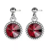 Pendenteboule pour cabochons PureCrystal 1122 8 mm en Argent 925 x1