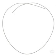 Filo semi-duro 3x1.5 mm Argento 925 x 50 cm