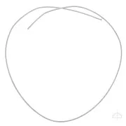 Filo semi-duro 3x1.5 mm Argento 925 x 50 cm