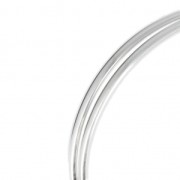 Filo semi-duro 3x1.5 mm Argento 925 x 50 cm