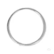 Filo semi-duro 2x1 mm Argento 925 x 1m