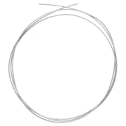 Filo semi-rigido a sezione semicircolare - ricotto - 2x1 mm - Argento 925 x 1 m