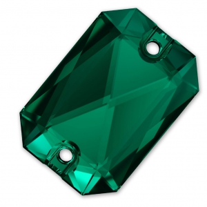 Cabochon Emerald Cut 3252 14X10 mm Emerald x1