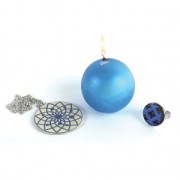 Polvere effetto metallico - Zaffiro x 6g