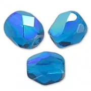 Capri Blue - Sfaccettate mm. 4 Capri Blue AB x50 Sfaccettate mm. 4 Capri Blue AB x50