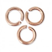 Anellini aperti 3x0.6 mm - Fabbricazione europea - oro rosa x50