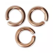 Anellini aperti 4x0.8 mm - Fabbricazione europea - oro rosa x50