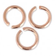 Anellini aperti 4X0.7 mm - Fabbricazione europea - oro rosa x50|raw }}