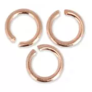 Anellini aperti 4X0.7 mm - Fabbricazione europea - oro rosa x50
