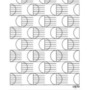 Silk Screen Moiko per pasta polimerica 74x105 mm : Cerchio 9.32