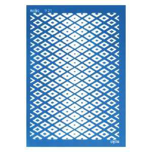 Silk Screen Moiko per pasta polimerica 74x105 mm - Losanghe 9.21