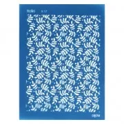 Silk Screen Moiko per pasta polimerica 74x105 mm - Fogliame 9.17