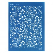 Silk Screen Moiko per pasta polimerica 74x105 mm - Fiore 9.16