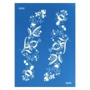 Silk Screen Moiko per pasta polimerica 74x105 mm - Fregio slavo