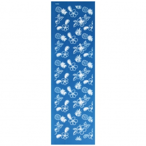 Silk Screen Moiko pour bracelet 26.5x8.5 cm - Fiore Tropicale/Ananas