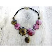 Silk Screen Moiko pour bracelet 26.5x8.5 cm - Fiore Tropicale/Ananas