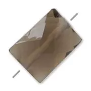 Perlina Smoky Quartz sfaccettato rettangolo 5x7 mm x1