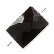 Perlina Onice Nero sfaccettato rettangolo 5x7 mm x1|raw }}