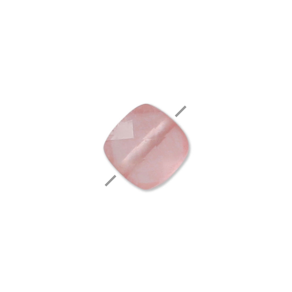 Bracciale con Quarzo Rosa Sfaccettato in Argento 925