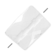 Perlina Cristallo di roccia sfaccetato rettangolo 5x7 mm x1|raw }}