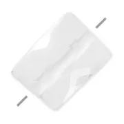 Perlina Cristallo di roccia sfaccetato rettangolo 5x7 mm x1