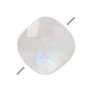 Perlina Pietra di luna sfaccettata quadrata 6 mm x1|raw }}