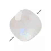 Perlina Pietra di luna sfaccettata quadrata 6 mm x1