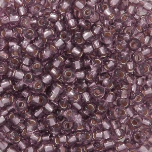 Perla Preciosa 11/0 da 2 mm - Light Amethyst Silver Lined x 10 g