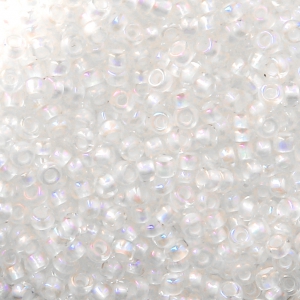 Perla Preciosa 11/0 da 2 mm - Crystal AB Silver Lined x20 g