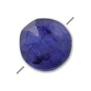 Pierre teintée imitation Saphir sfaccettato palet 6 mm x1