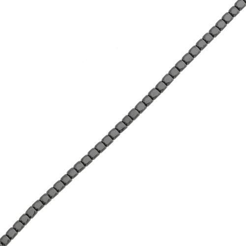Mini-ematite cubi 2x2  mm hematite x39 cm