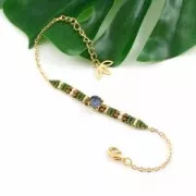 Mini-ematite cubi 2x2 mm Golden x39 cm