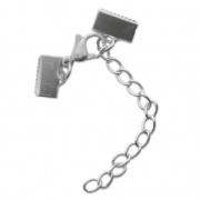 Chiusura moschettone con terminali dentellati 10 mm in Acciaio Inox x1