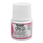 Pittura acrilica- Deco Mat di Pébéo -  Bianco n°041 x 45ml