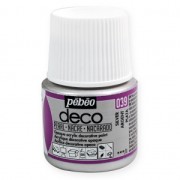 Pittura acrilica- Deco Nacré di Pébéo - Argento n°039 x 45ml|raw }}