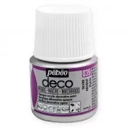 Pittura acrilica- Deco Nacré di Pébéo - Argento n°039 x 45ml