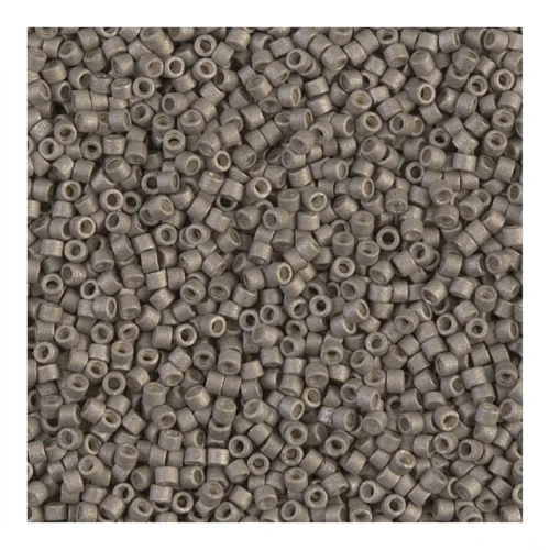 Miyuki Delica 11/0 DB1169 - Galvanized Matte Pewter x8g