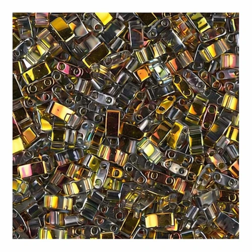Miyuki Half Tila Beads 5x2.3x1.9 mm HTL-4551 - Crystal Marea x10g