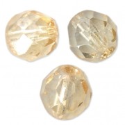 Sfaccettate 8 mm Luster Topaz Gold x20