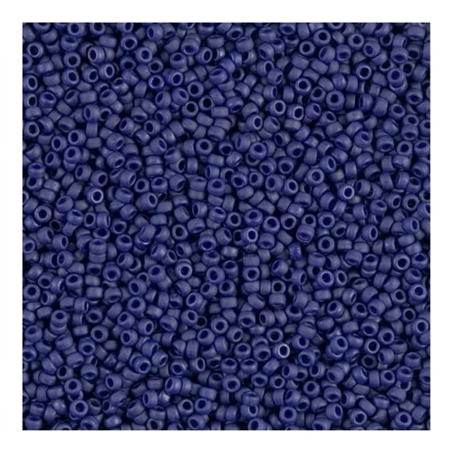 Rocaille Miyuki 15/0 2075- Mat Opaque Cobalt Luster x8g